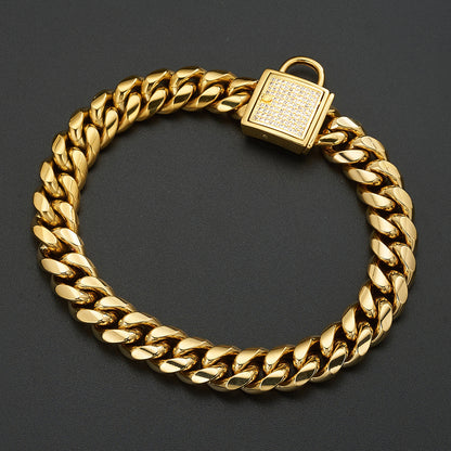 Luksusowa Obroża dla Psa w Stylu Gold Chain – Moc, Styl i Prestiż