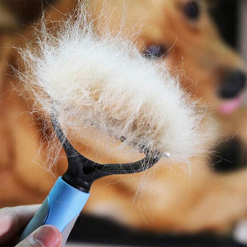 Szczotka do usuwania kołtunów i sierści dla psa i kota – dwustronny grzebień grooming