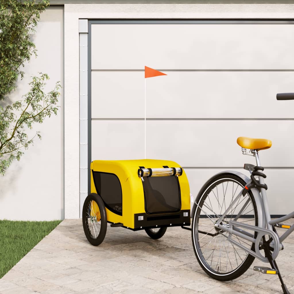 bicycle trailer for dogs, Oxford fabric and iron,   bicycle trailer