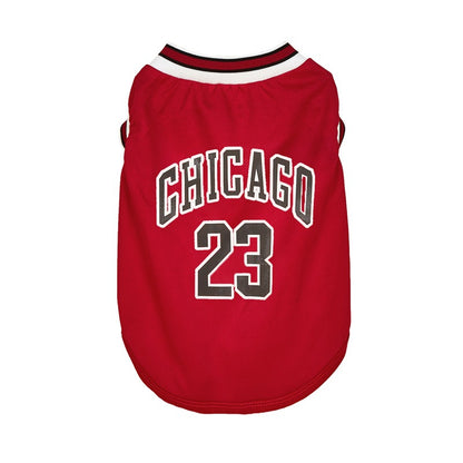 Stylowa koszulka dla psa „CHICAGO 23”  – sportowy look, który podbije serca