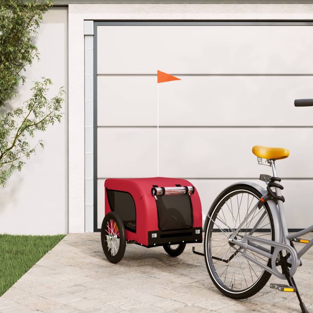 bicycle trailer for dogs, Oxford fabric and iron,   bicycle trailer
