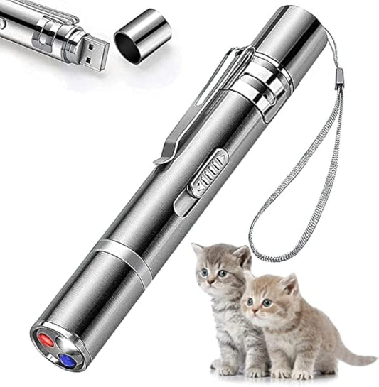 Interaktywny wskaźnik LED dla kota 7w1 – zabawka z USB