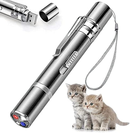 Interaktywny wskaźnik LED dla kota 7w1 – zabawka z USB