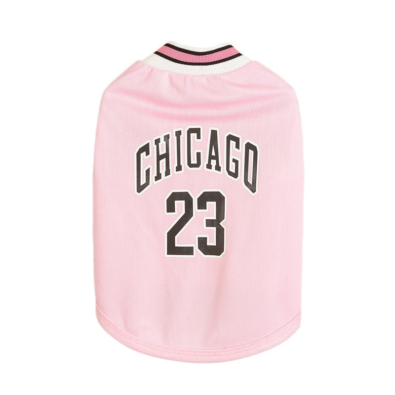 Stylowa koszulka dla psa „CHICAGO 23”  – sportowy look, który podbije serca