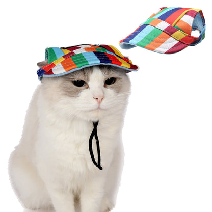 Stylowa czapka dla psa z daszkiem – lekka ochrona na słoneczne dni