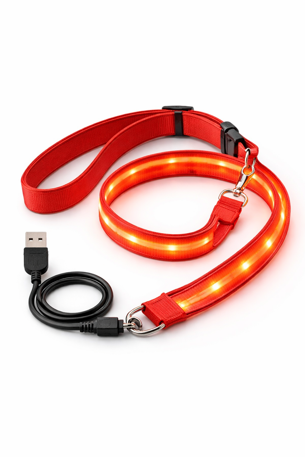 Świecąca smycz LED dla psa
