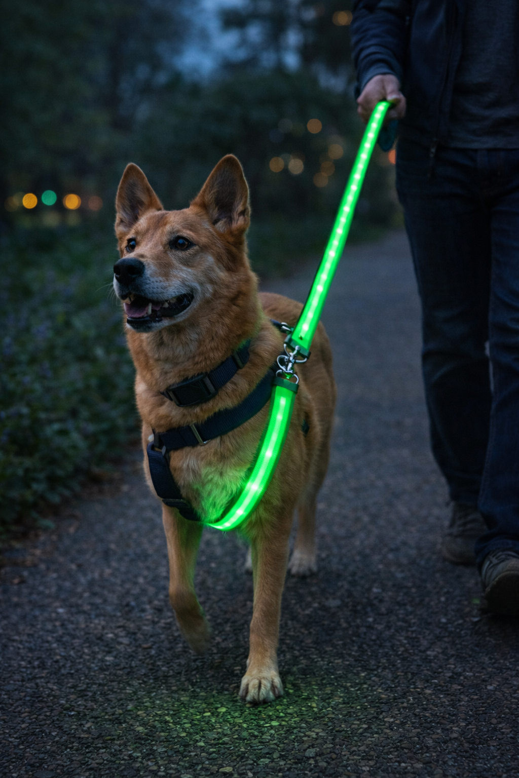 Świecąca smycz LED dla psa